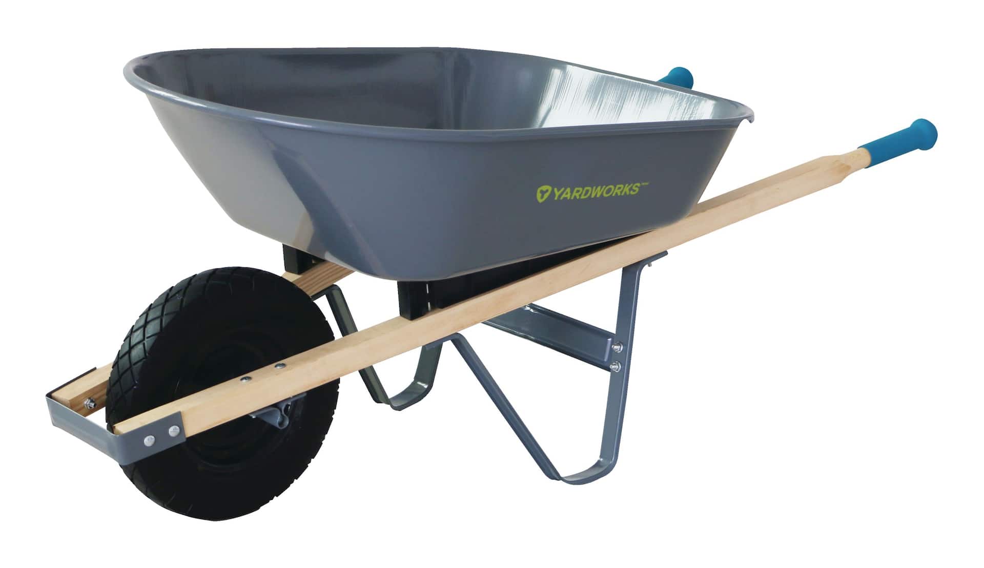 Yardworks Steel Tray 1 Wheel Garden Yard Wheelbarrow 5 cu ft Canadian Tire