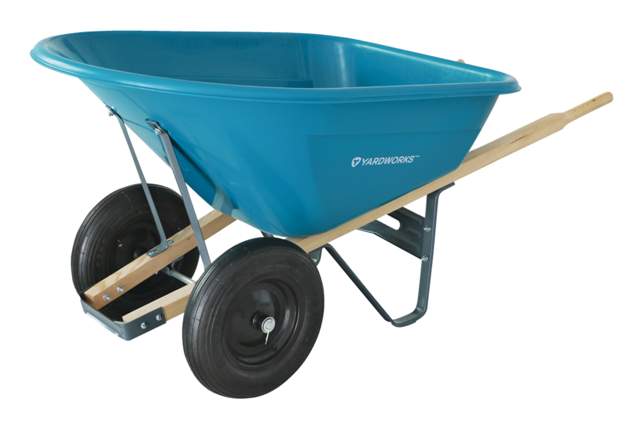 Yardworks Poly Tray 2Wheel Garden/Yard Wheelbarrow, 8cuft Canadian