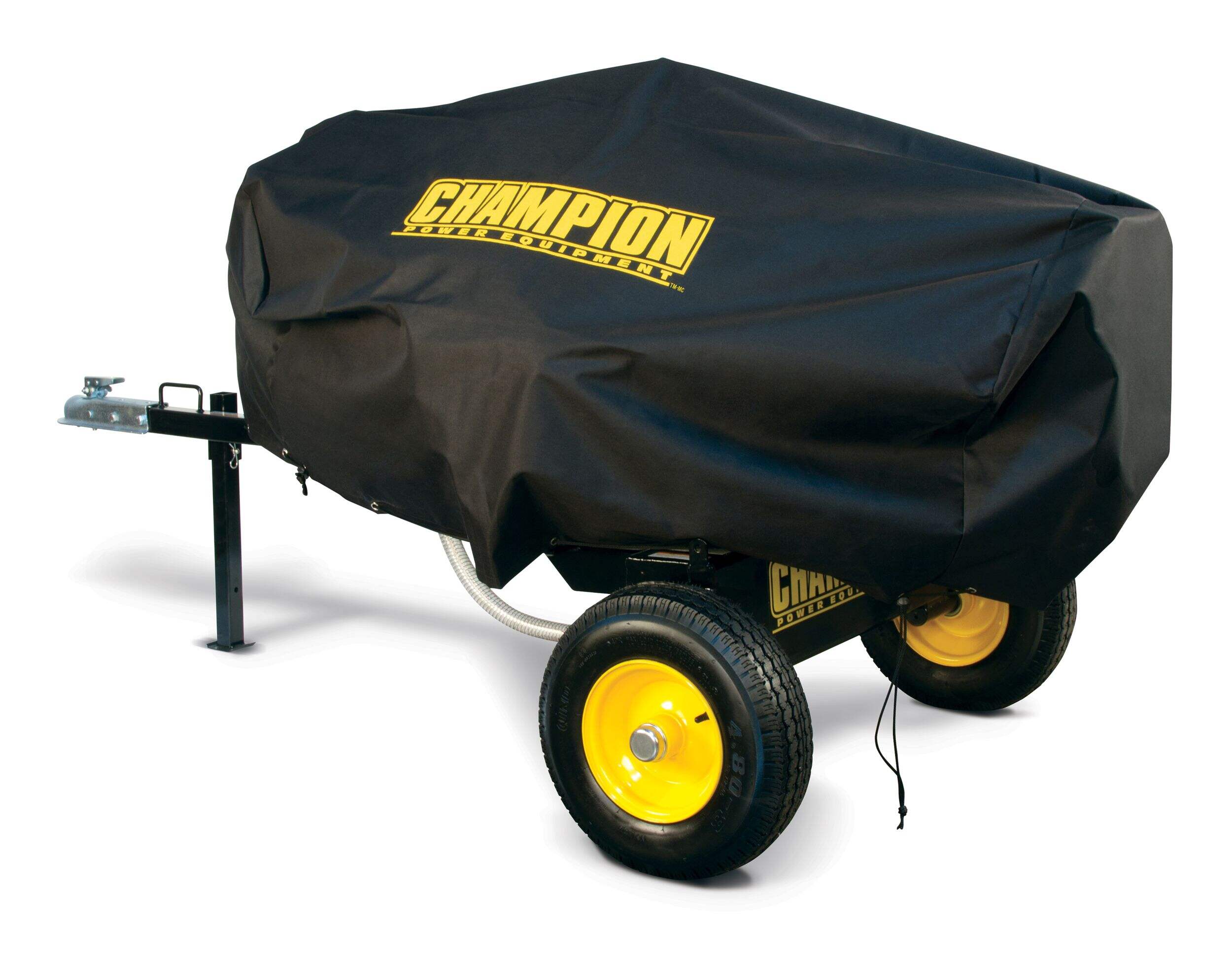 Champion UV-Protected Water-Resistant Polyester Log Splitter Cover for 15-27 Ton Models Front_Angled_Left