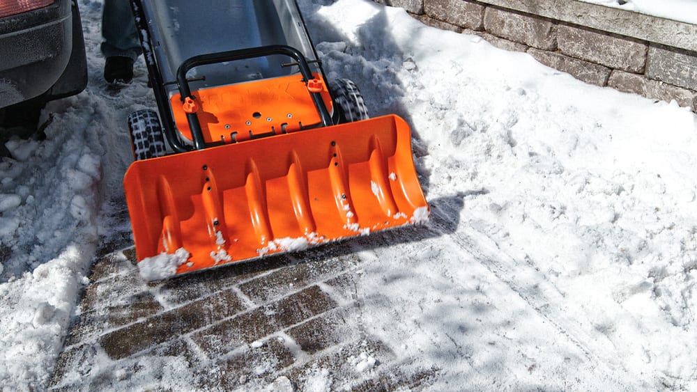 Worx Snow Plow Attachment for Worx Aerocart features Galvanized