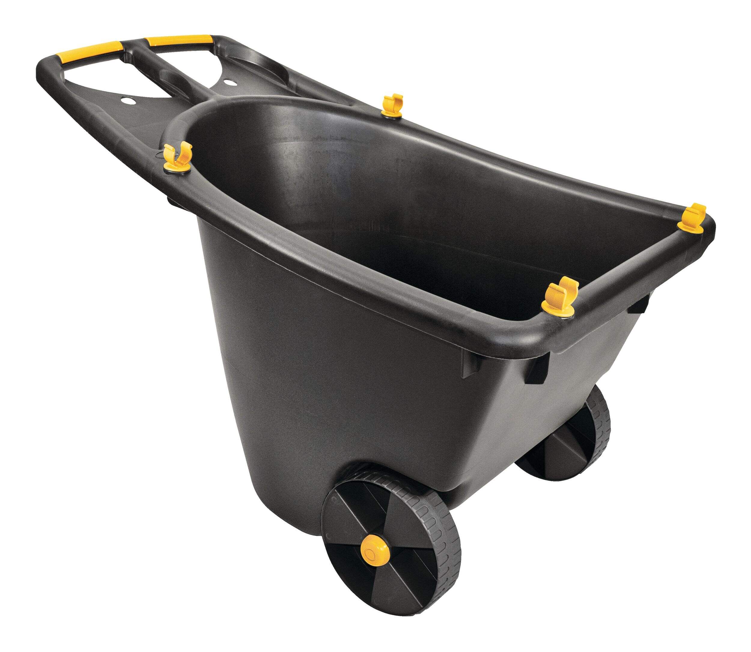 Gracious Living Plastic Tray 2-Wheel Resin Garden/Yard Cart, 5.6-cu-ft Front_Angled_Right