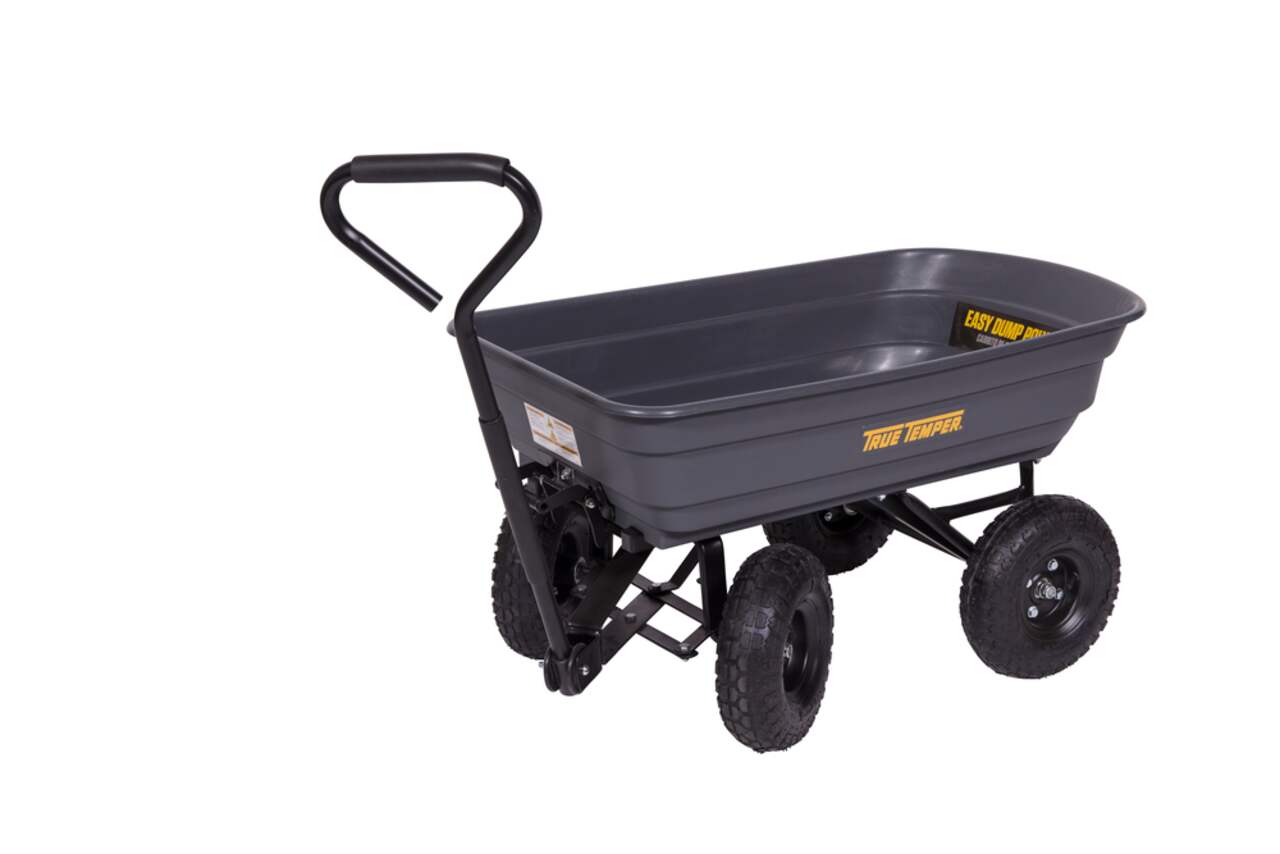 Wheelbarrow dump sale cart