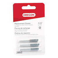 Oregon 28840 Replacement Chainsaw Sharpener Stone, 3-pk, 5/32-in Front_Flat
