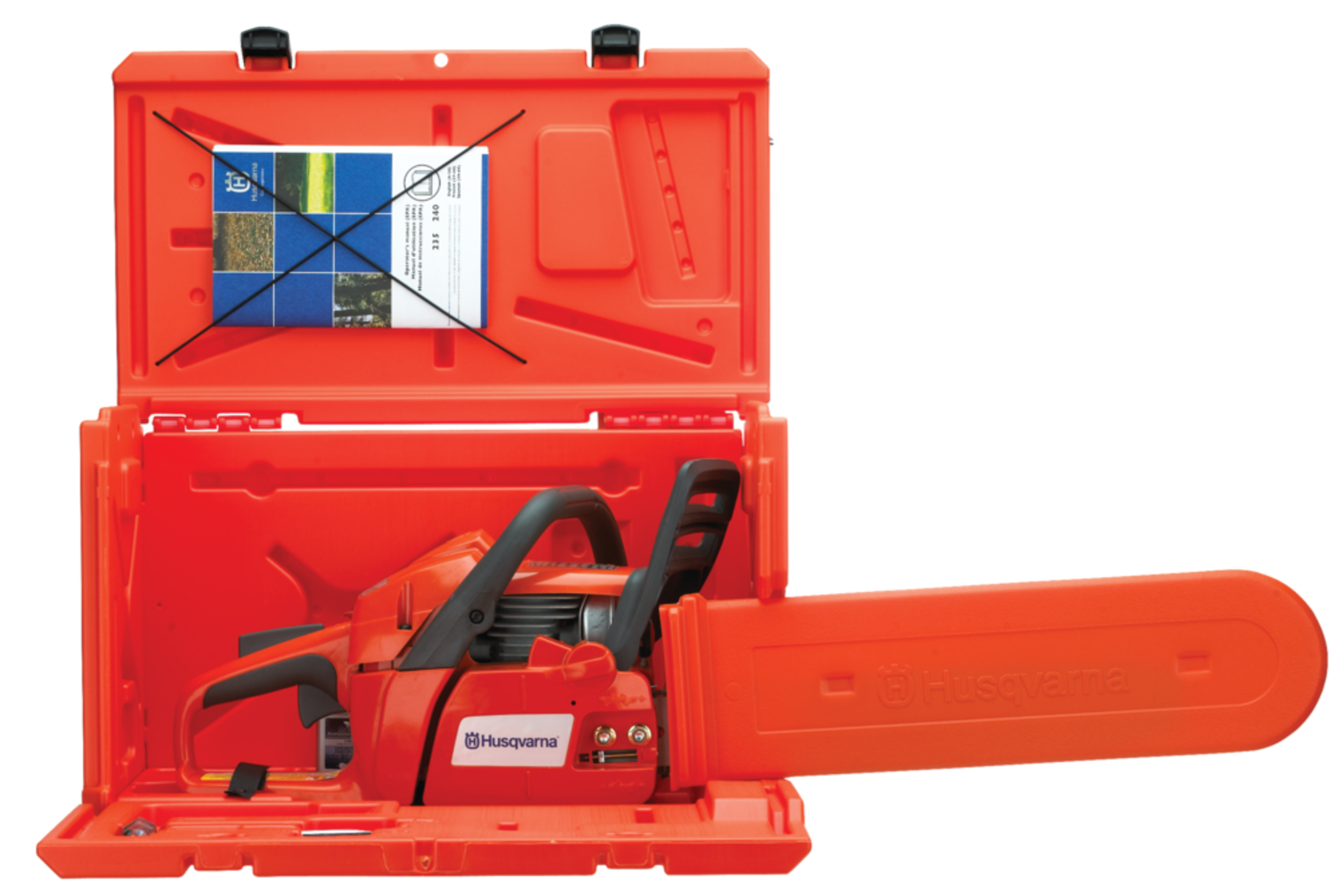 Husqvarna Powerbox Chainsaw Carrying Case, Fits most gas chainsaws with bar sizes 1420