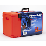 Husqvarna Powerbox Chainsaw Carrying Case, Fits most gas chainsaws with bar sizes 14-20 Front_Angled_Right