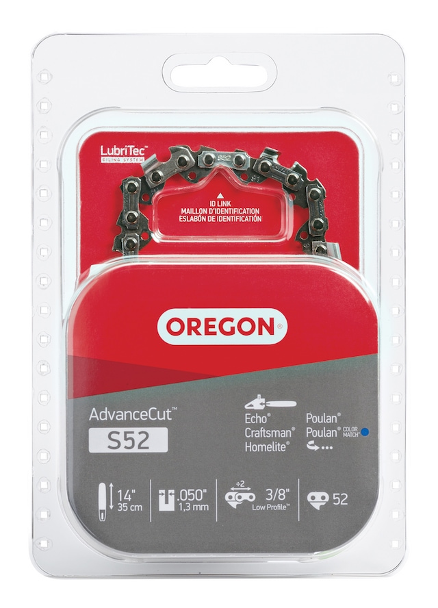 Oregon S52 AdvanceCut Replacement Chainsaw Chain, Fits Various Brands