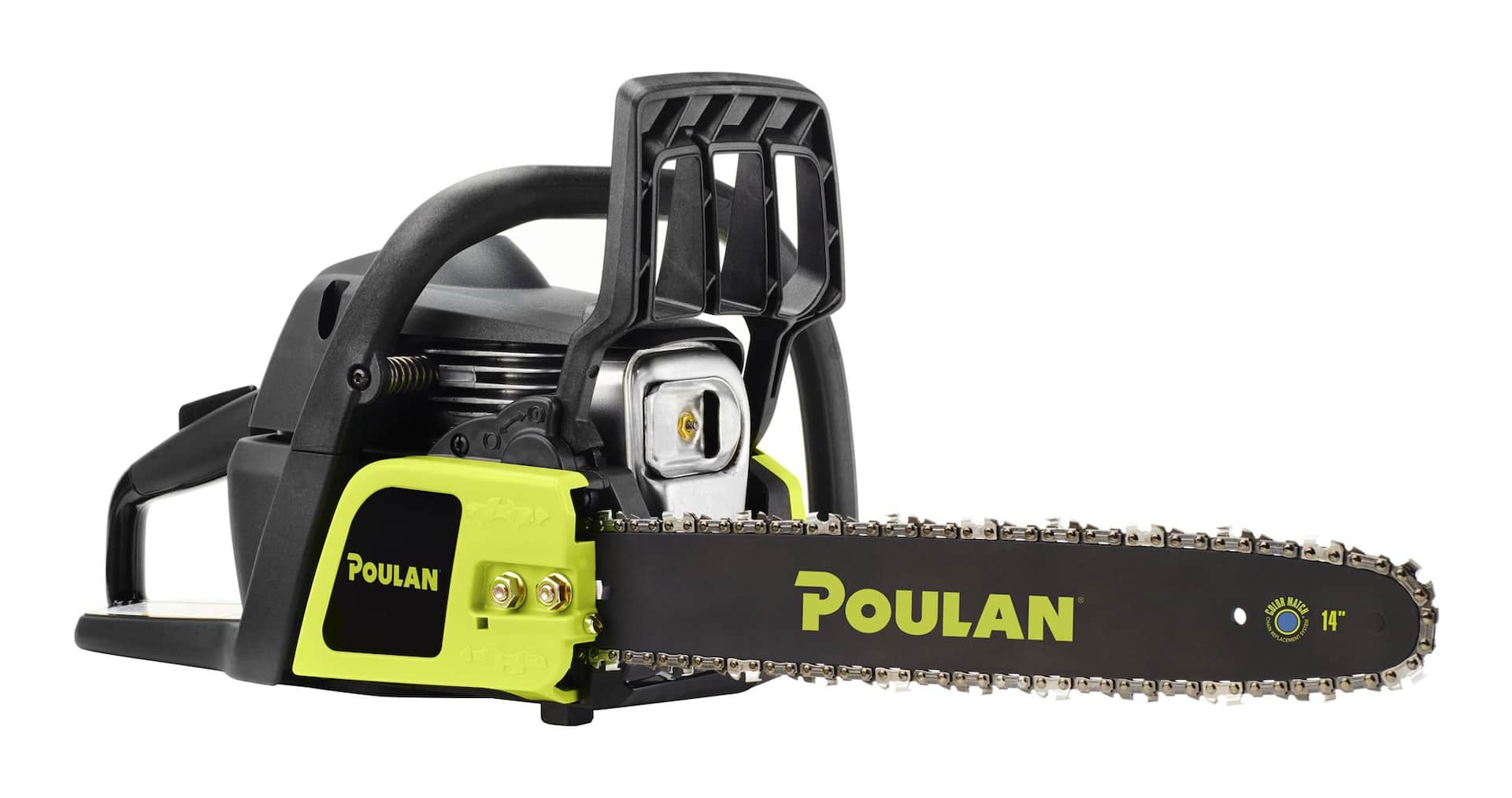 Poulan 14 gas powered chainsaw discount