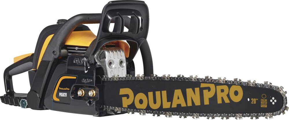Certified Refurbished Poulan Pro 20 Bar 50cc 2 Cycle Gas Chainsaw 2 Pack 