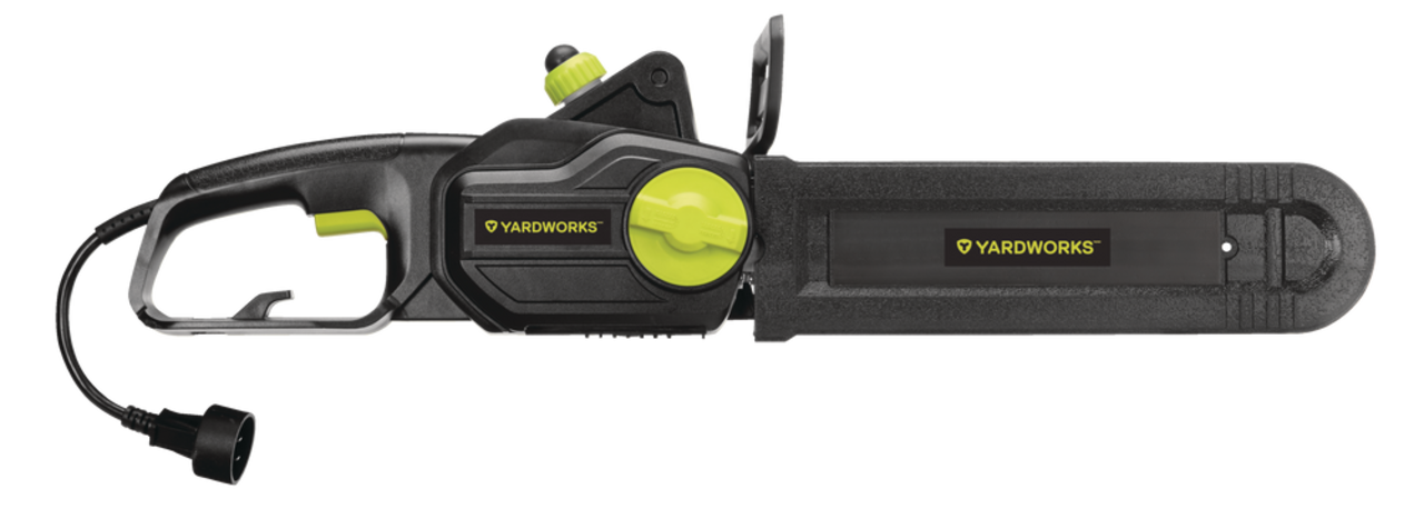 Yardworks electric outlet chainsaw oil