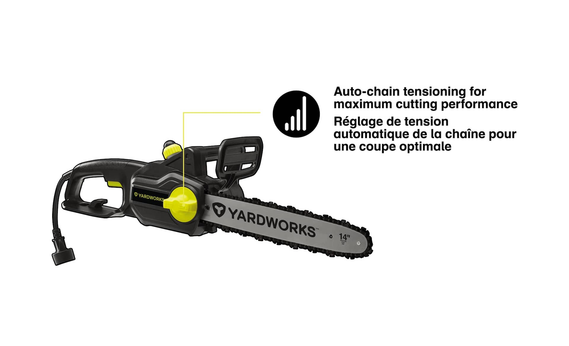 Yardworks 9 Amp Electric Corded Chainsaw 14 in Canadian Tire