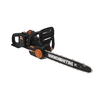 WORX WG385 Nitro 40V Power Share™ Cordless Chainsaw, Brushless, Batteries & Charger Included, 16-in Front_Three_Fourths_Angled_Right
