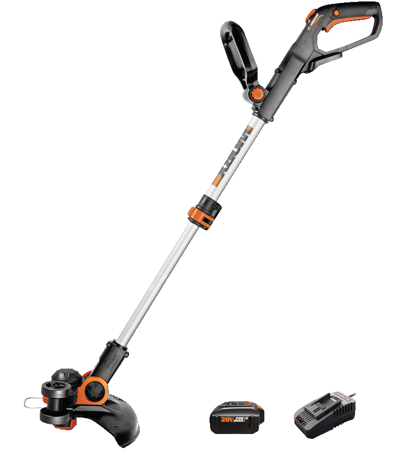 WORX 20 V 4Ah Cordless String Grass Trimmer & Edger Battery & Charger