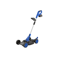 Mastercraft 3-in-1 20V PWR POD Cordless Trimmer, Mower & Edger Kit, with 4Ah battery and 45W Charger