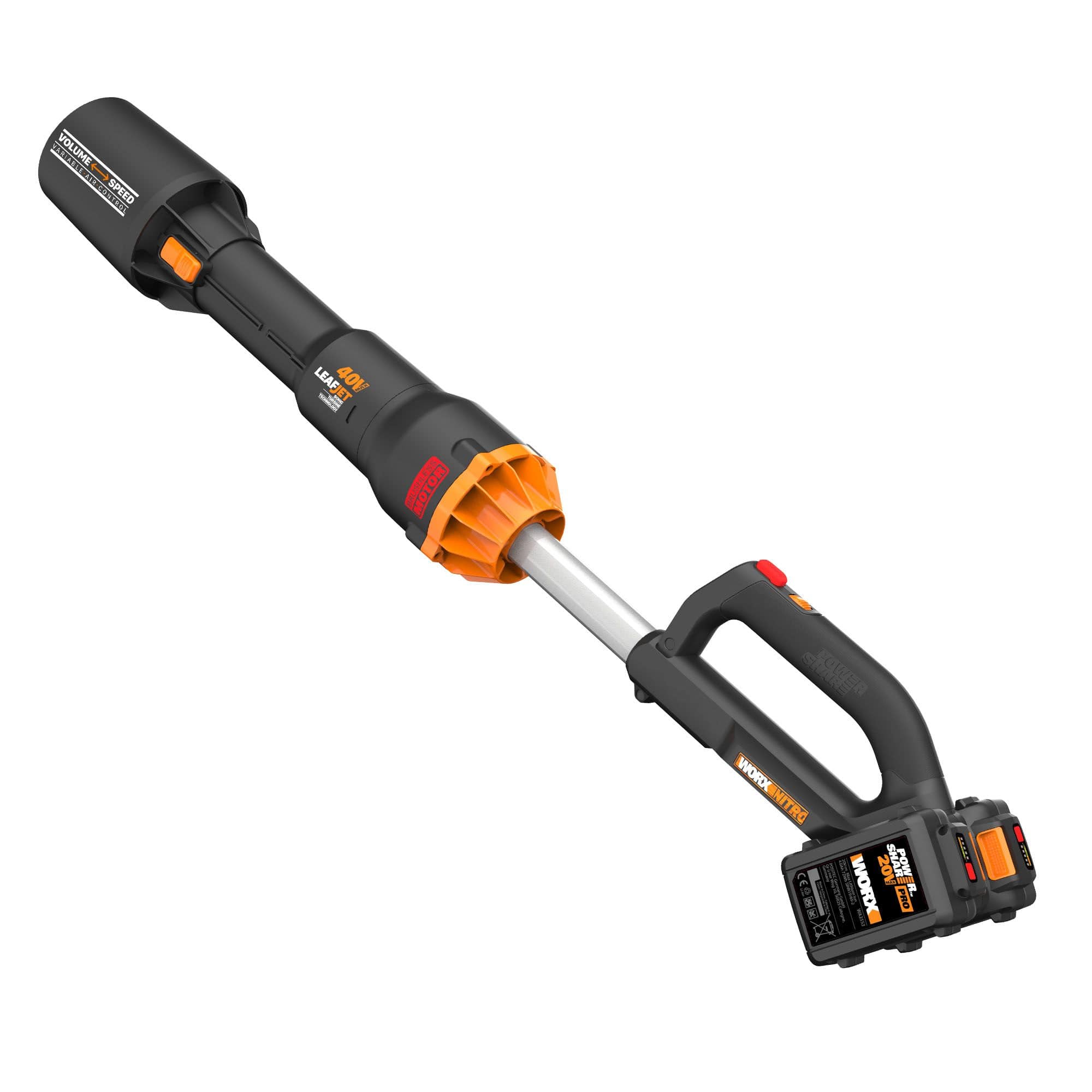 WORX WG585 Nitro 40V Power Share Cordless Leaf Blower Sweeper