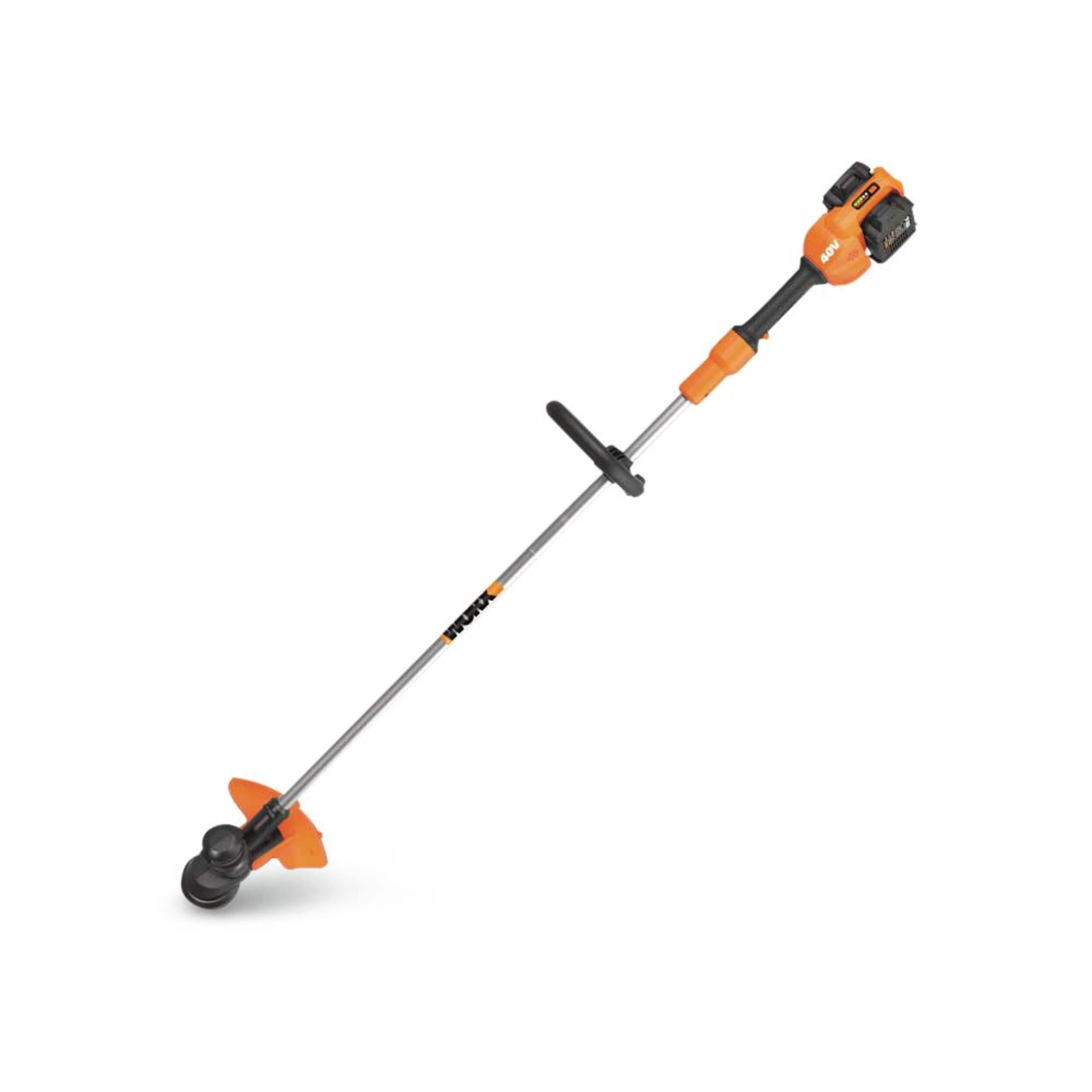 WORX WG183 40V Power Share™ Cordless String Grass Trimmer Battery & Charger Included, 13-in Front_Three_Fourths_Angled_Left