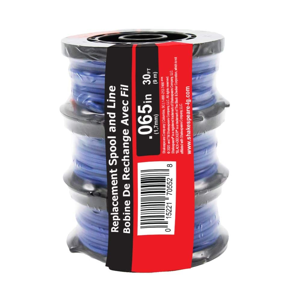 Shakespeare Prewound Replacement Trimmer Line Spools 3 pk 0.065