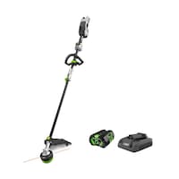 EGO POWER+ 56V Brushless Cordless Multi-Head 16-in String Trimmer with POWERLOAD™ Technology, includes (1)4.0Ah Battery and (1)320W Charger, MST1603 Front_Three_Fourths_Angled_Left