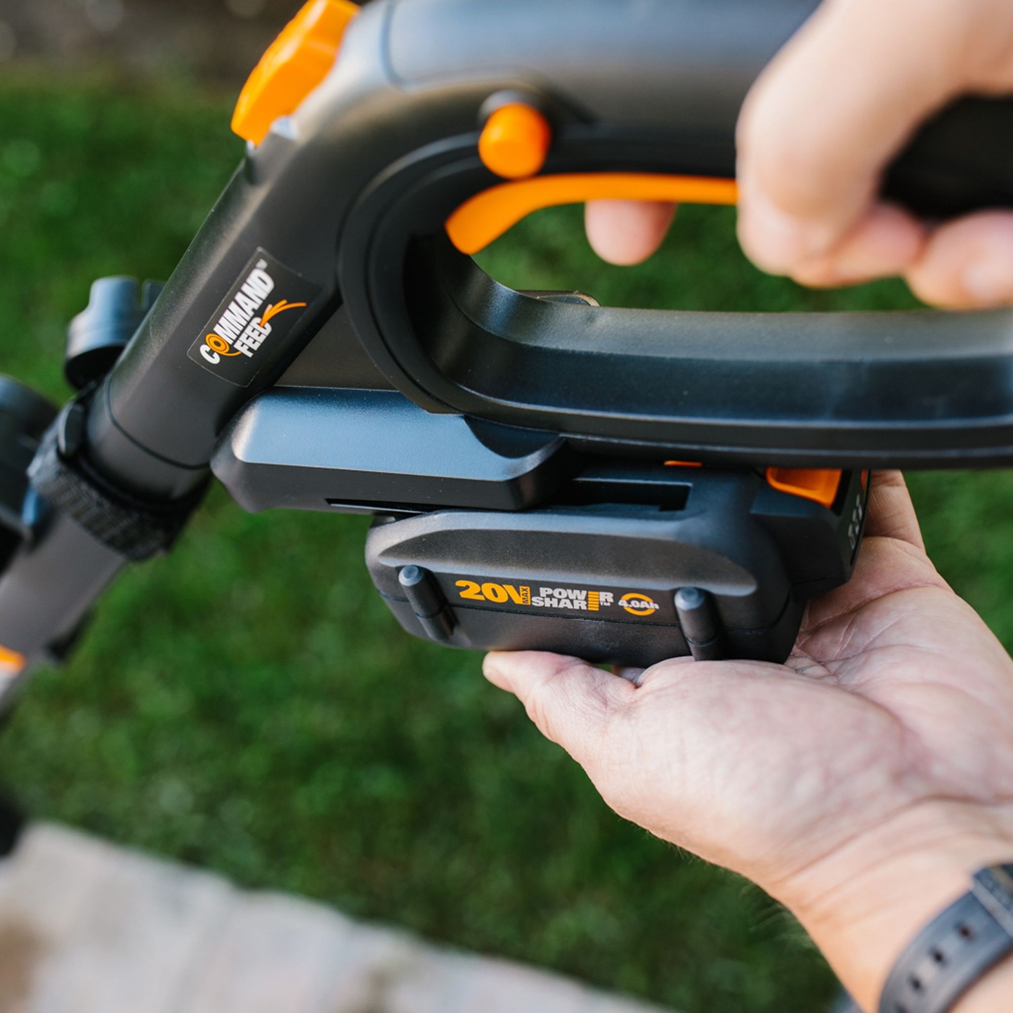 WORX WG170.3 20V Power Share™ Cordless String Trimmer 12in, 4.0Ah