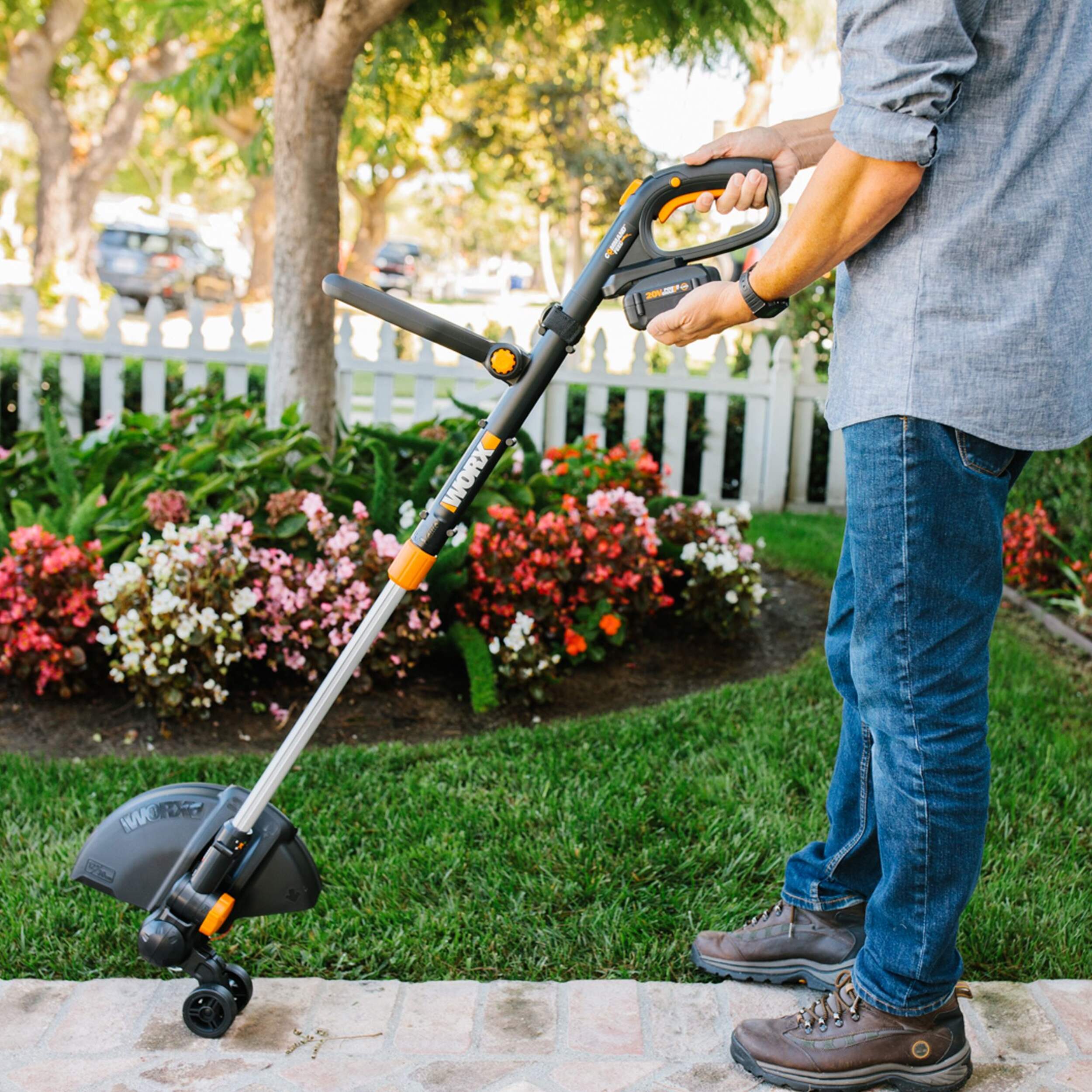 WORX WG170.3 20V Power Share™ Cordless String Trimmer 12in, 4.0Ah