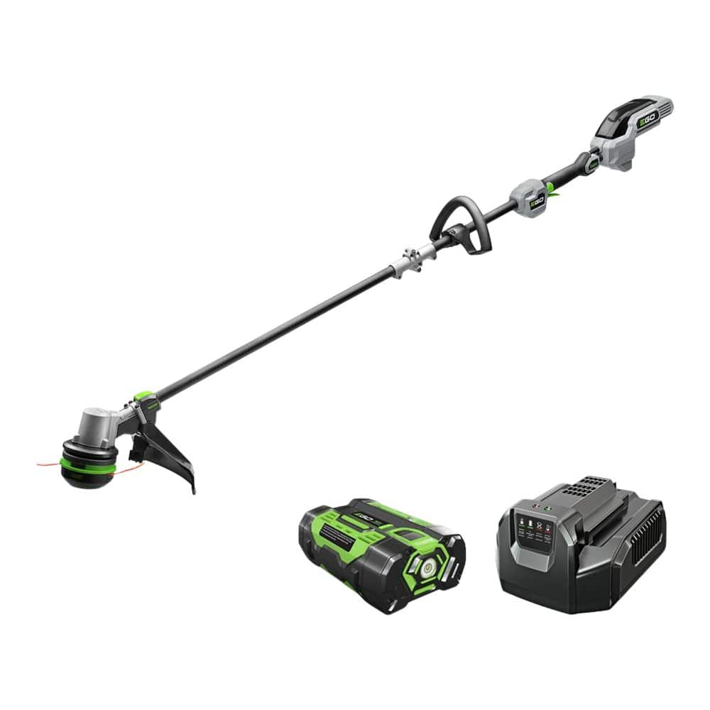 EGO POWER+ 56V Brushless Cordless 15-in String Trimmer With POWERLOAD ...