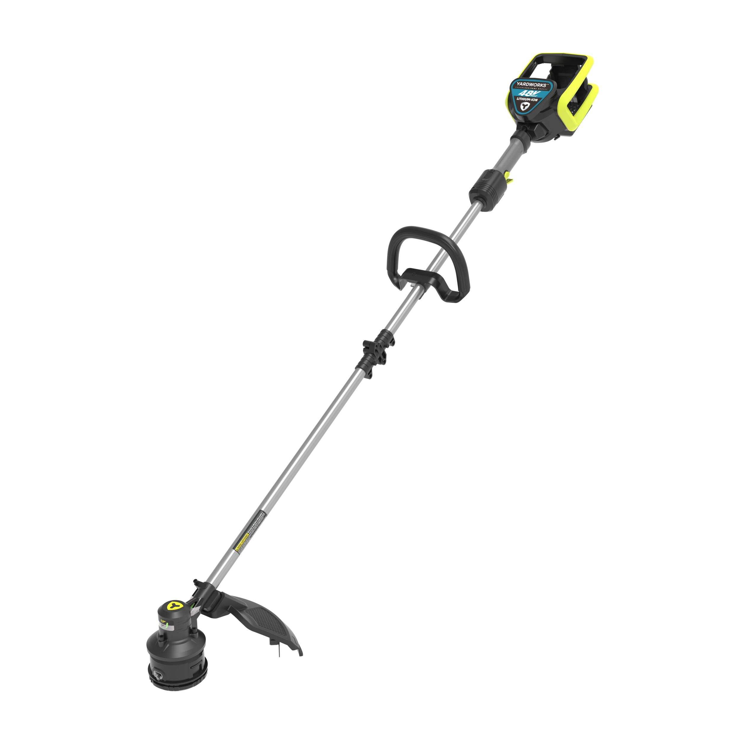 Yardworks 48V Brushless EZ Load Grass Trimmer, 14-in (Tool Only) Front_Three_Fourths_Angled_Left