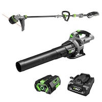 EGO POWER+ 56V 15-in String Trimmer & 530 CFM Leaf Blower Combo Kit, Includes (1) 2.5Ah Battery and (1) 210W Standard Charger, ST1502LB Composite_or_Mixed