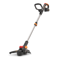 Worx Nitro¿ 20V PowerShare¿ Brushless Cordless Garden Grass Trimmer Kit, 15-in with (1) 4.Ah PowerShare¿ Pro Battery & (1) 2.0A Charger