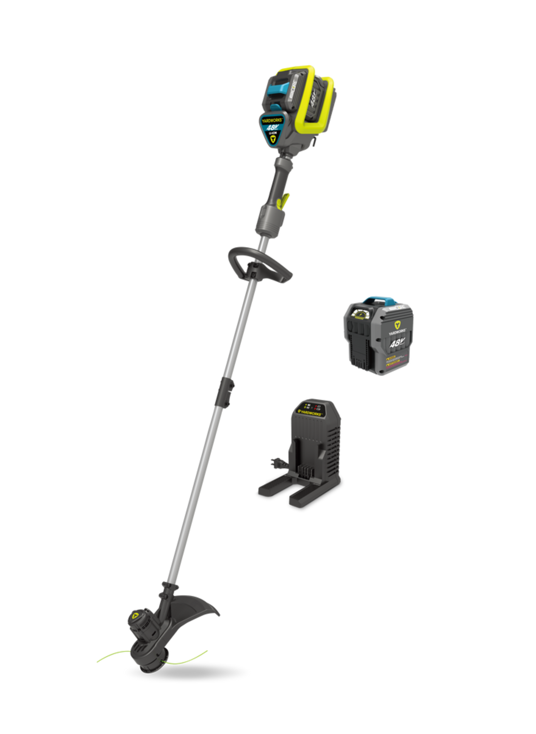 Yardworks 48 V Grass Trimmer & Edger, 2Ah Battery, 13in Canadian Tire