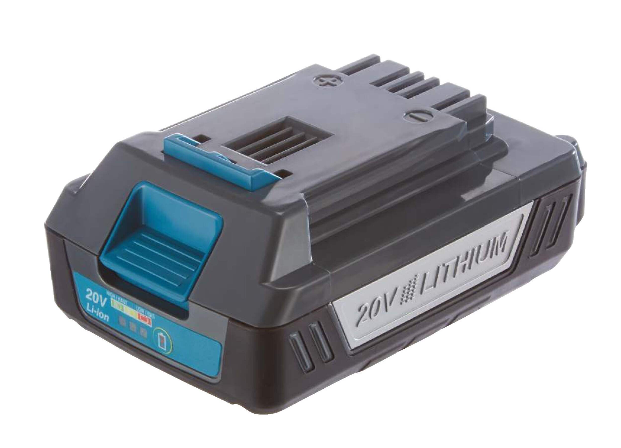 Yardworks Replacement 20V 2Ah Battery Front_Angled_Left