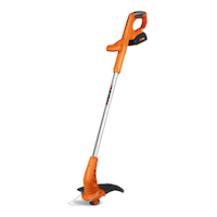 WORX WG154 20V Power Share™ Cordless Garden Grass Trimmer, Foldable Spacer Guard, 10-in Front_Three_Fourths_Angled_Left