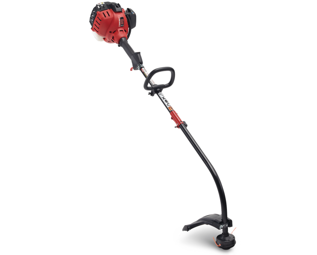 Troy Bilt TB21EC 27cc 2 Cycle Curved Shaft Gas String Grass Trimmer Edger Capable 16 in