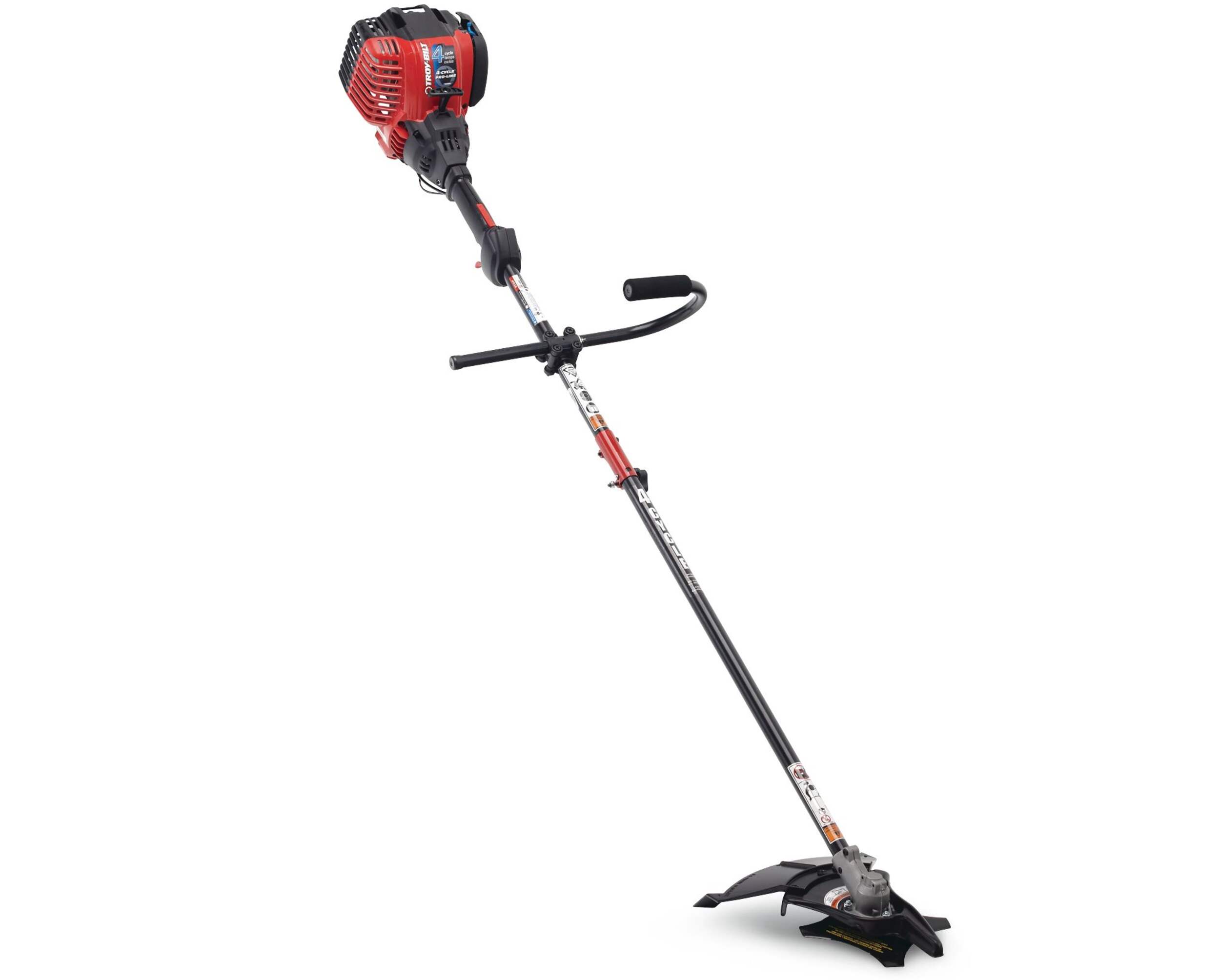 Troy-Bilt TB304BC 30cc 4-Cycle Straight Shaft Brush Cutter/String Gas Grass Trimmer, 18-in Front_Angled_Right
