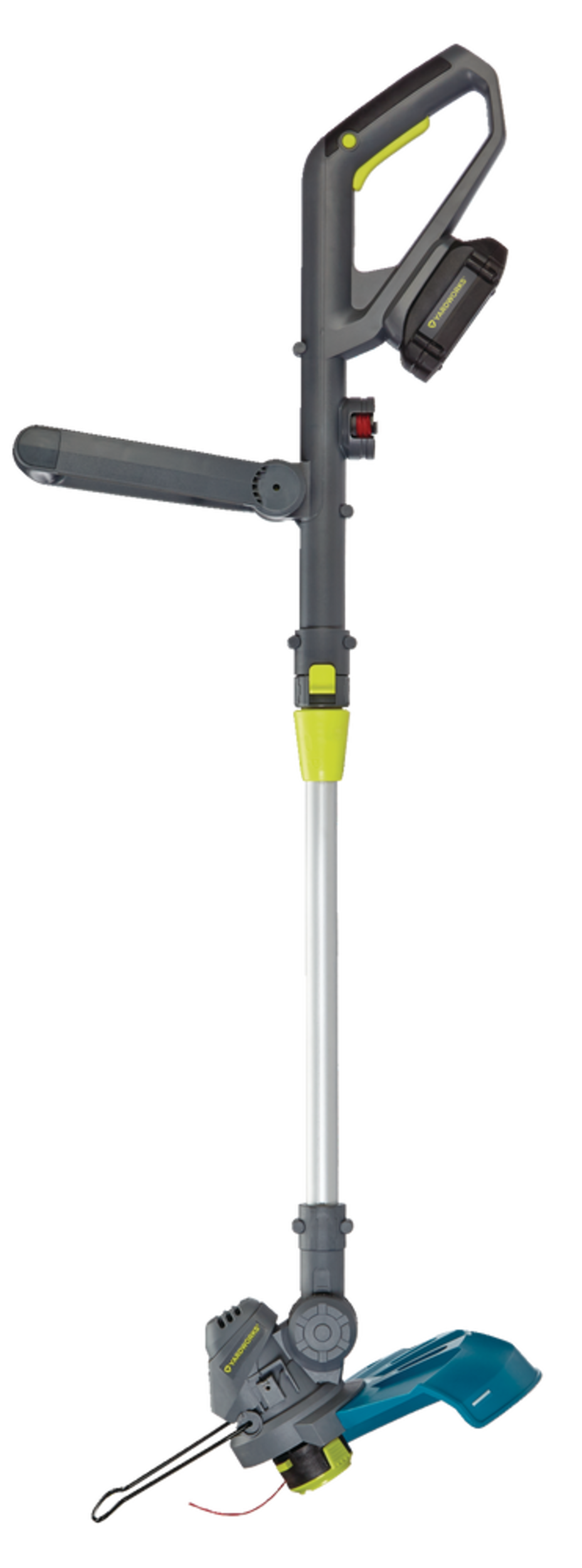 Yardworks 20 V Telescopic Cordless String Grass Trimmer, 12in