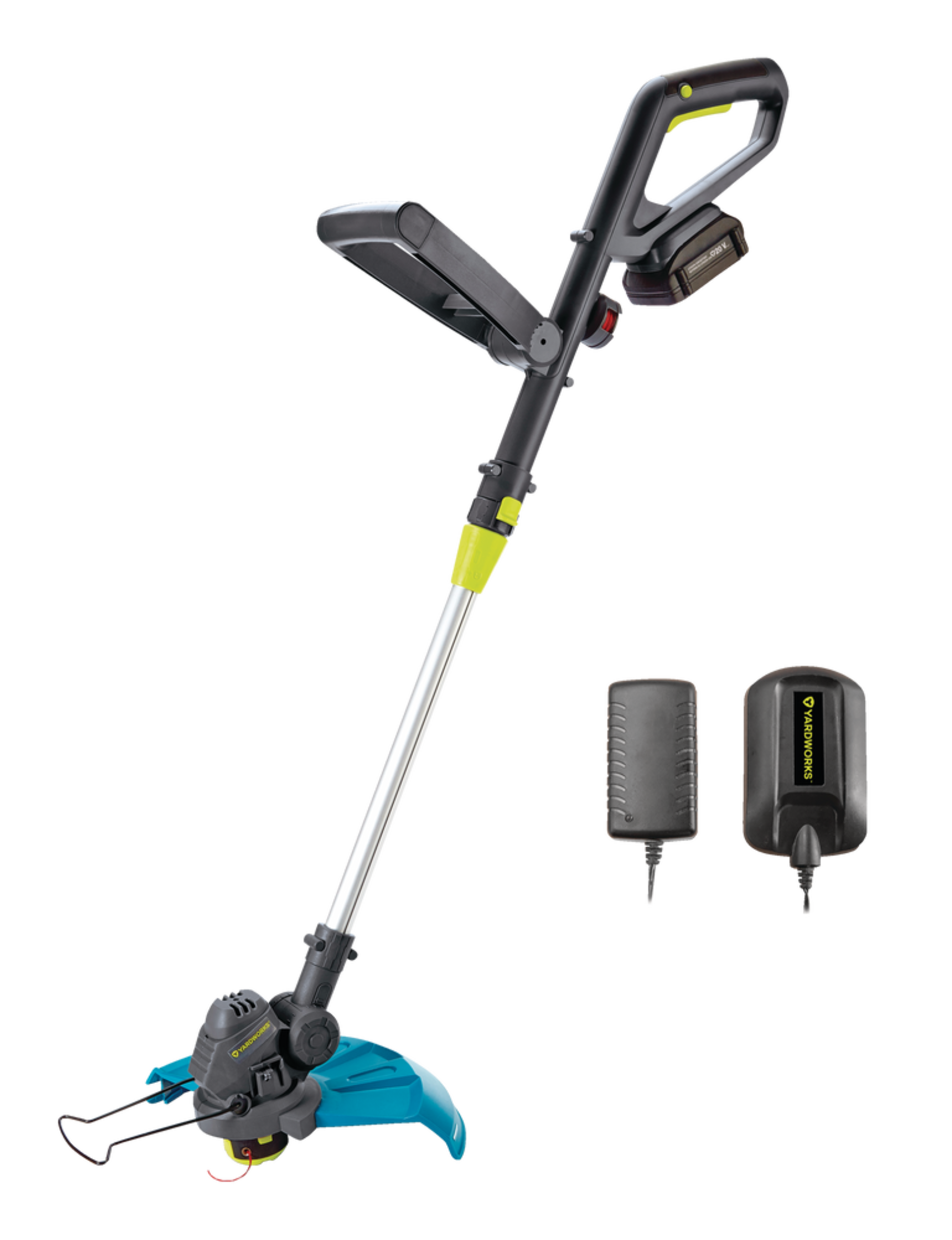 Yardworks 20 V Telescopic Cordless String Grass Trimmer, 12in Canadian Tire