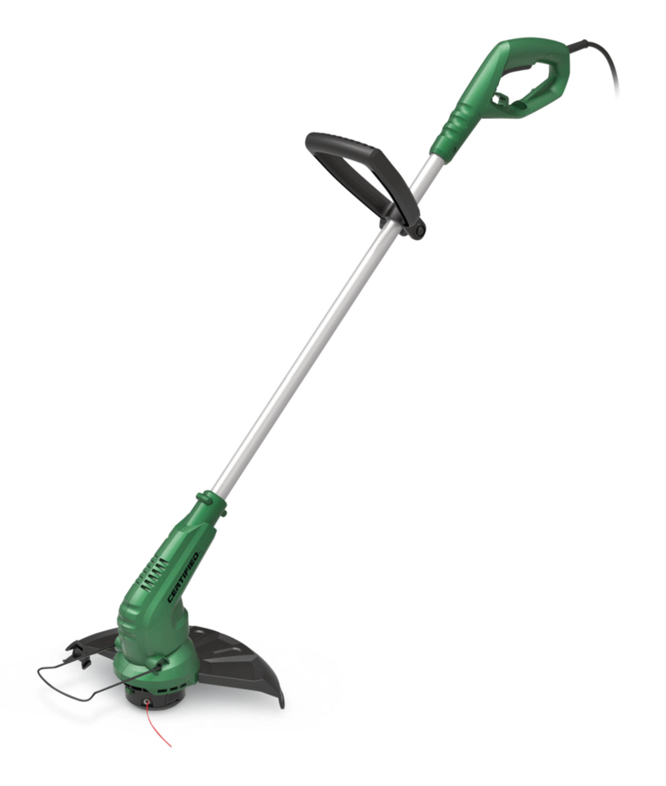 Certified 4A Corded String Grass Trimmer, 12-in Front_Angled_Left
