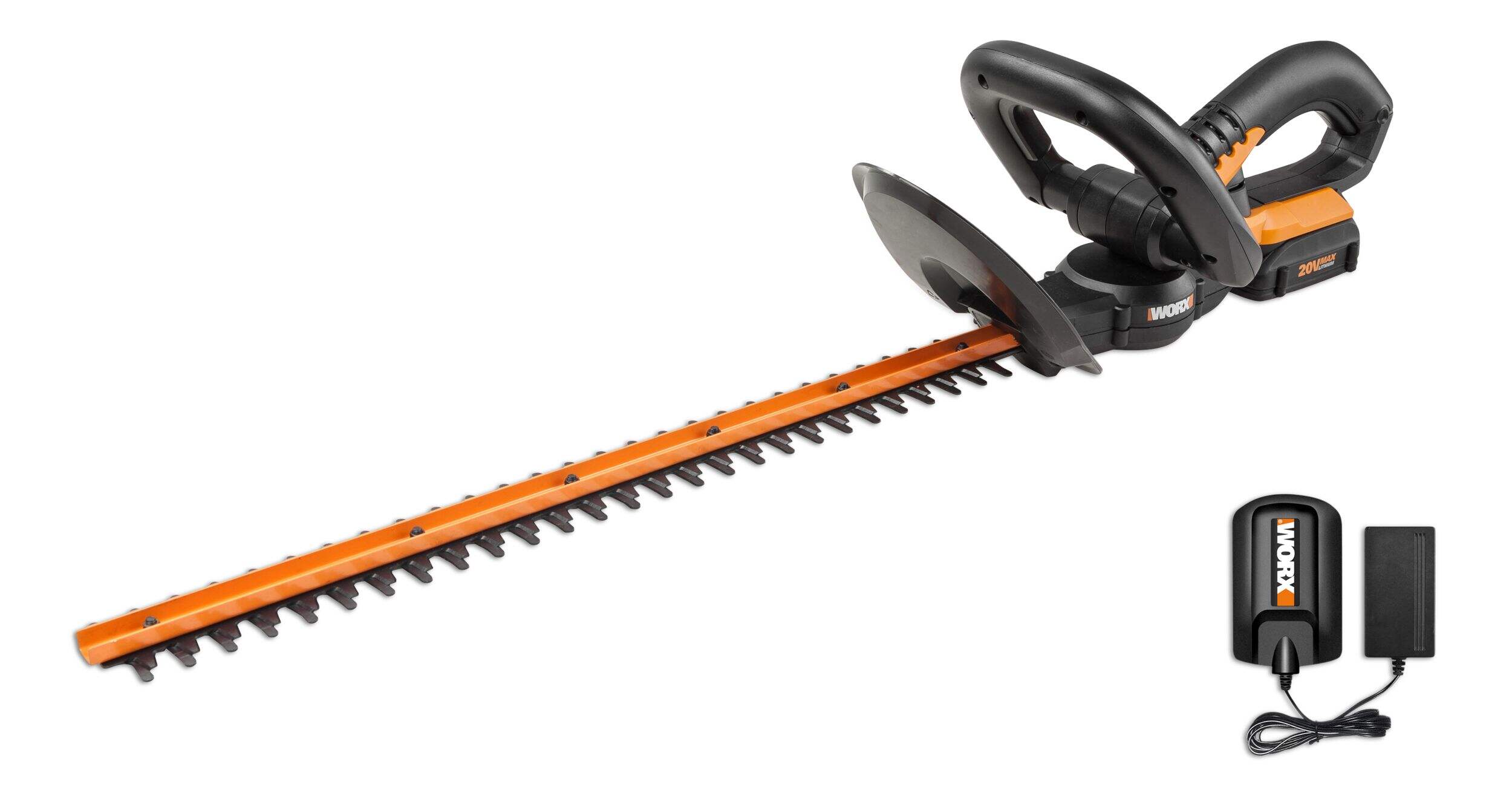 WORX WG261 20V Power Share™ Cordless Hedge Trimmer, 22-in Composite_or_Mixed