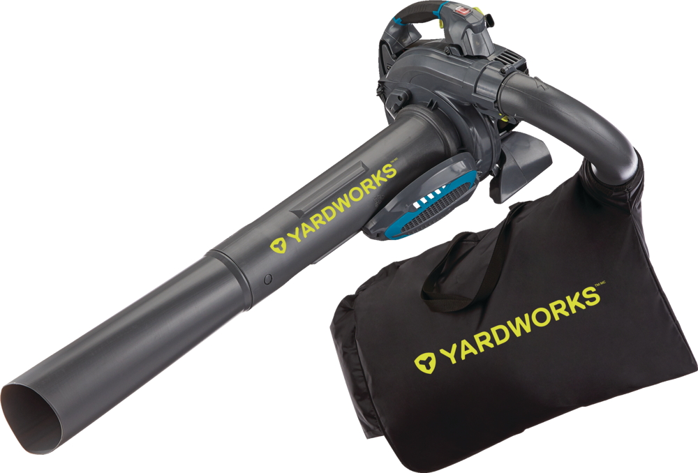Yardworks 27.6cc Gas Leaf Blower/Vacuum with Aero Force Technology