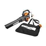 WORX WG522 Trivac 12 Amp 3-in-1 Electric Vacuum Blower/Mulcher/Vac with Shoulder Strap Composite_or_Mixed