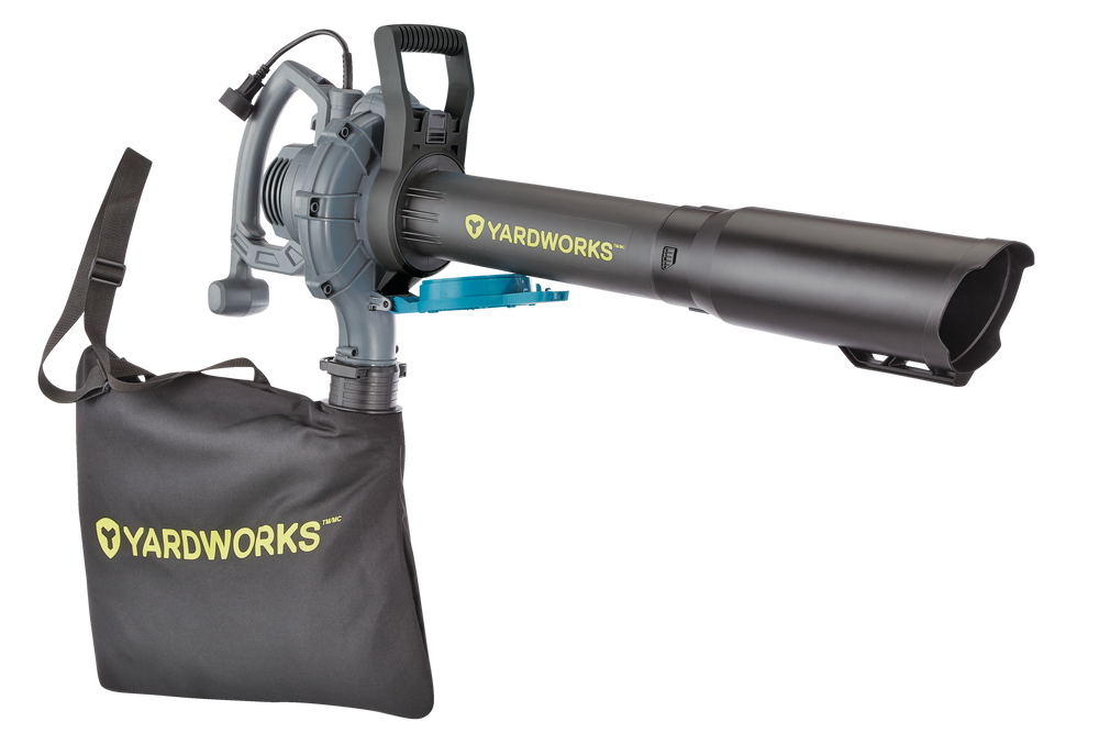 Yardworks 12 Amp 350CFM Electric Leaf Blower/Vacuum Black Canadian Tire