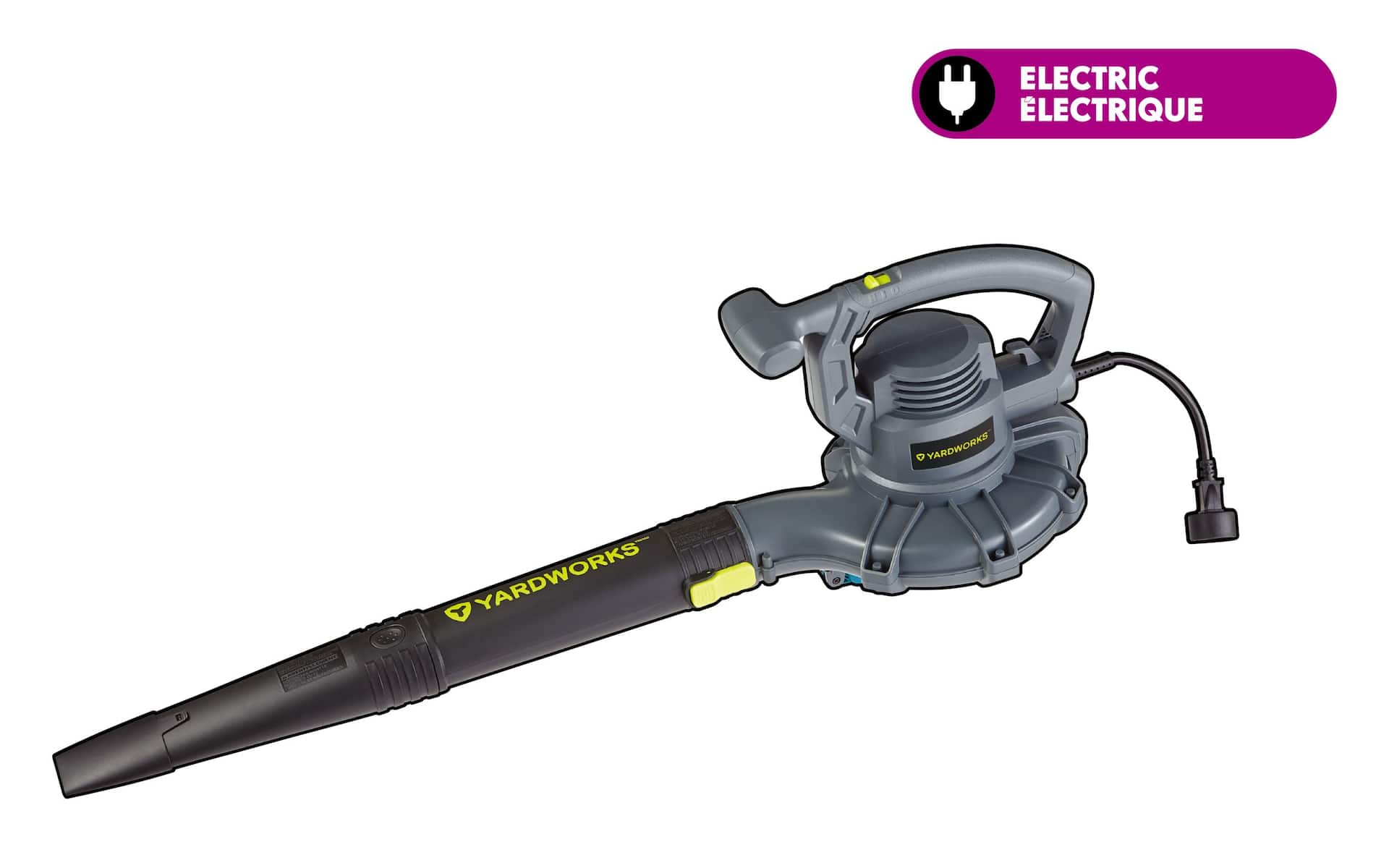 Yardworks 12a electric leaf blower vacuum discount