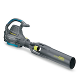 Yardworks 12 Amp Electric Leaf Blower/Vacuum with Aero Force Technology Black Front_Angled_Right