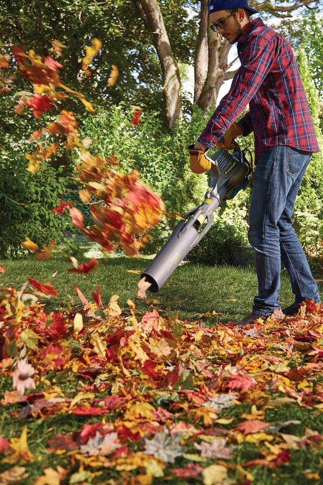 Yardworks 12 Amp Electric Leaf Blower/Vacuum with Aero Force Technology