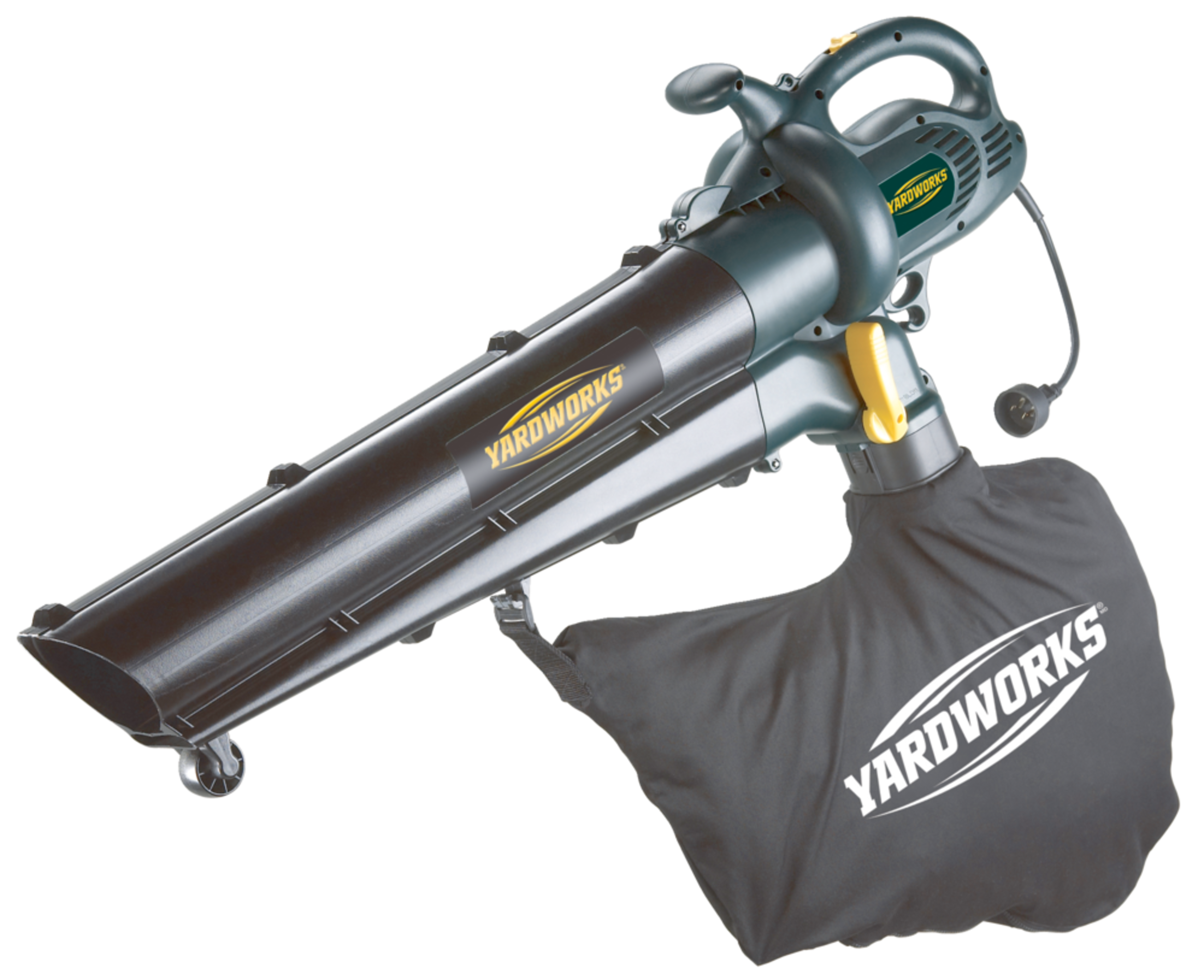Yardworks 12A Leaf Blower/Vacuum with Leaf Collection System Front_Angled_Left