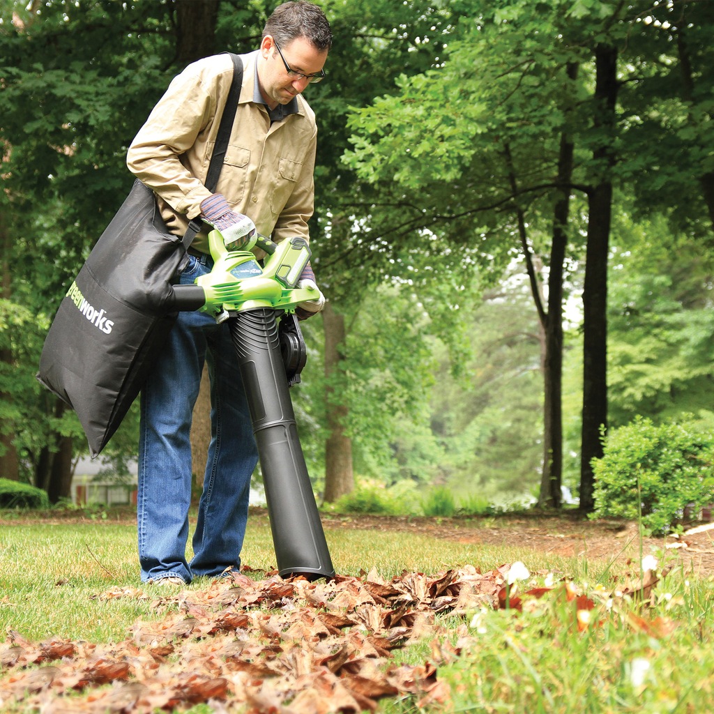 Greenworks DigiPro 40 V/ 340 CFM Cordless Leaf Blower/Vacuum, Bare Tool