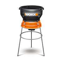 Worx WG430 13 Amp Electric Leaf Mulcher/Shredder, 13-in