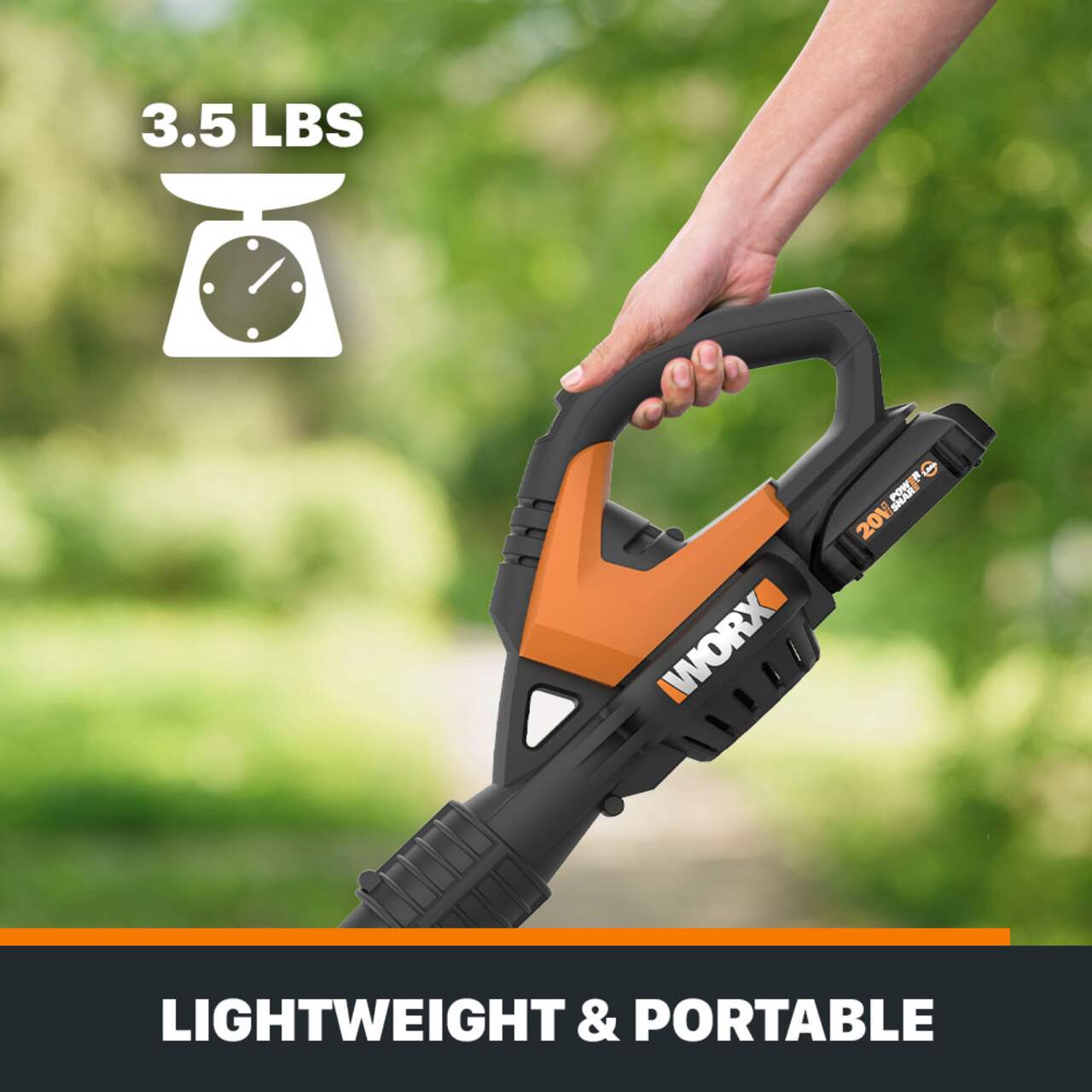Worx Wg545.9 20v Power Share Air Cordless Leaf Blower & Sweeper (tool Only)  : Target