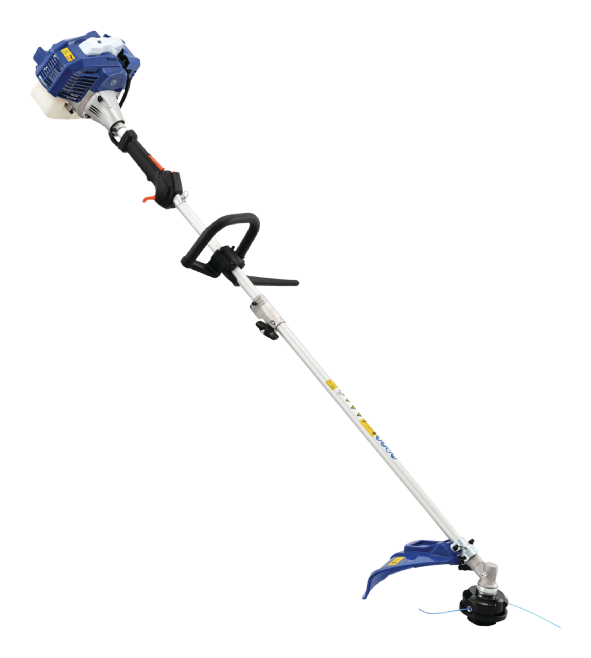 Badger 26cc 2-in-1 Full Crank Straight Shaft Gas Grass Trimmer & Brush Cutter, 17-in Front_Angled_Right