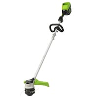 Greenworks Pro 60 V Brushless Cordless Direct String Trimmer, Tool Only, 16-in Front_Three_Fourths_Angled_Left