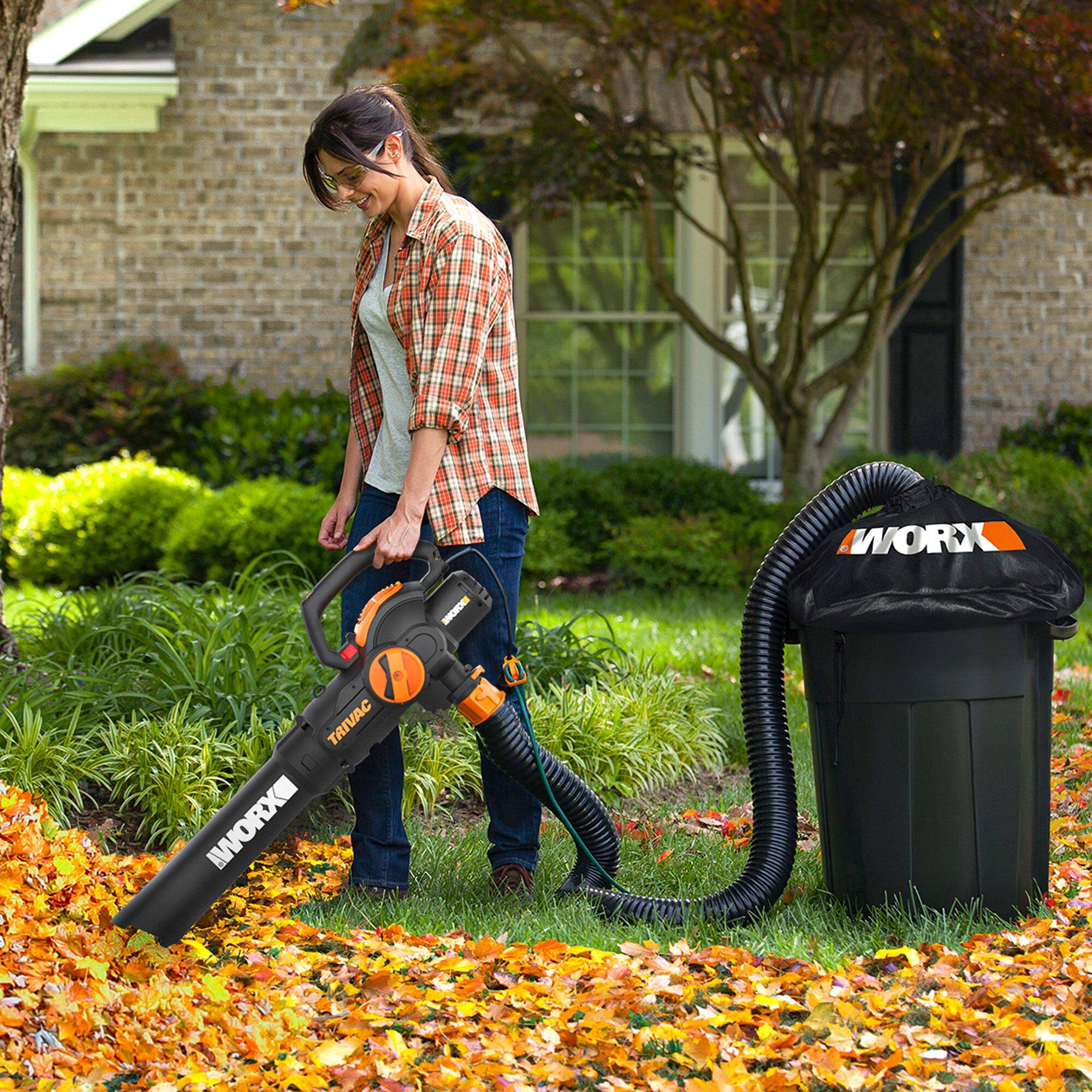 WORX WA4058 LeafPro Universal Leaf Collection System with Trivac