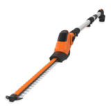 WORX WG252.9 20V Power Share™ 2-in-1 Cordless Hedge Trimmer with Pole, Tool Only Front_Three_Fourths_Angled_Left
